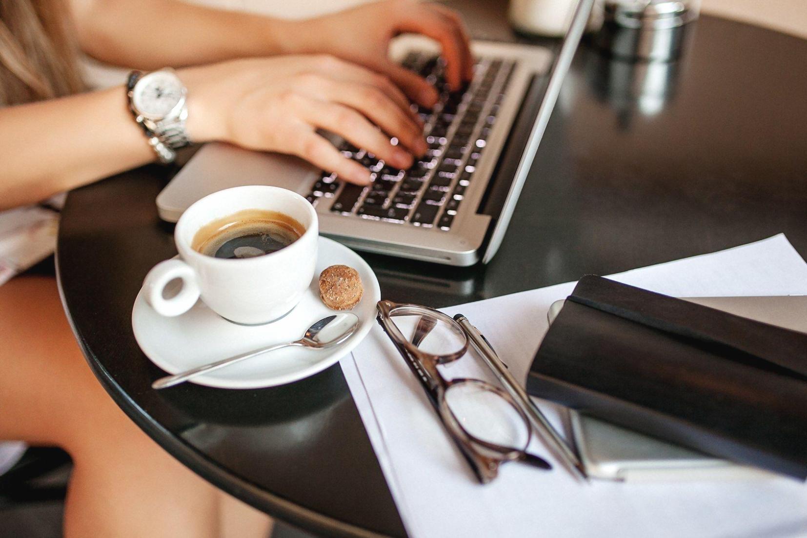 Financial planning materials on desk